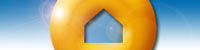 Symbolbild eines Hauses im Kreis