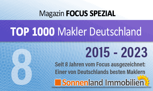 Bild zum Thema 8 Jahre Focus Top 1000 Makler 1 in Relation zu Auszeichnungen, Erfolge, Immobilienmakler, Info, Makler