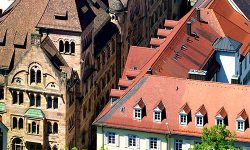 Bild von Häusern aus der Innenstadt von Freiburg