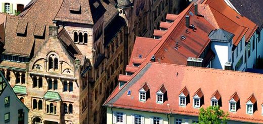 Bild von Häusern aus der Innenstadt von Freiburg