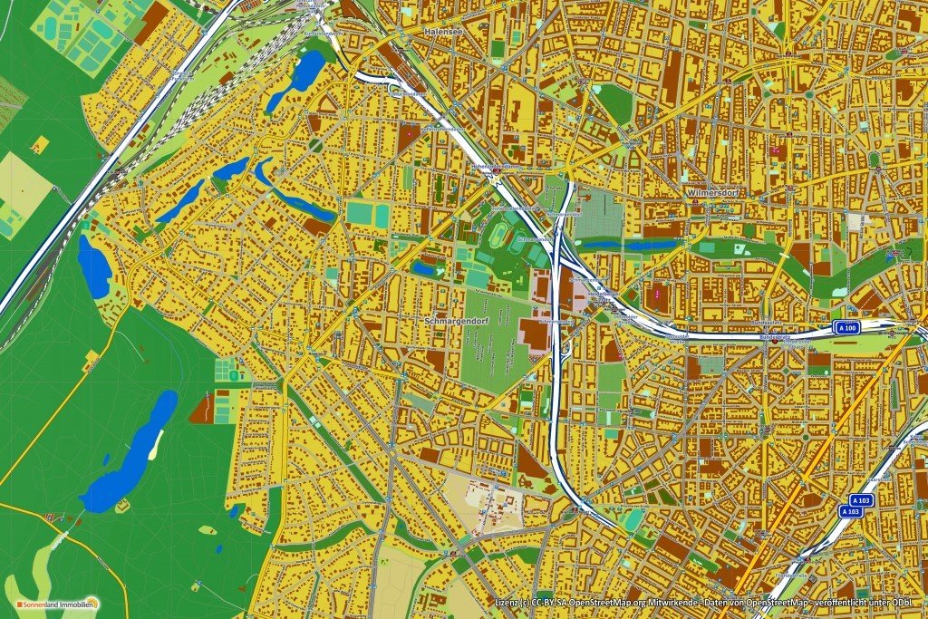 Link zu einer kostenlosen Straßenkarte von -Berlin-Charlottenburg-Wilmersdorf-Schmargendorf
